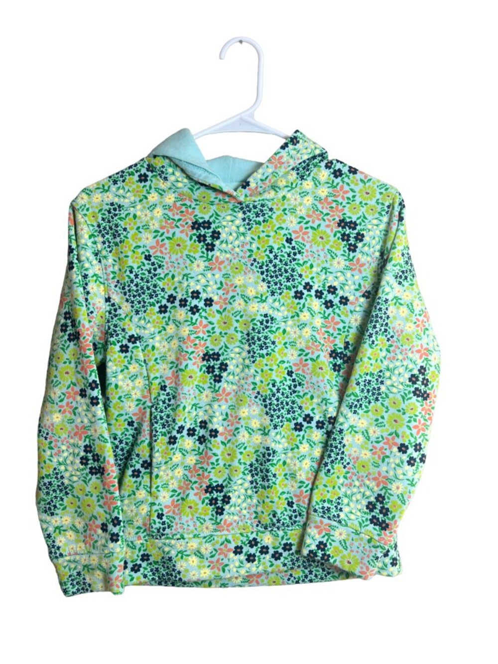 BCG Floral Print Hoodie Girls Medium 8-10